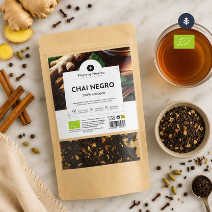 Black tea chai tea ECO Planeta Huerto 70g