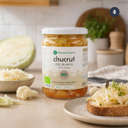 Sauerkraut White Cabbage ECO Planeta Huerto 420 g