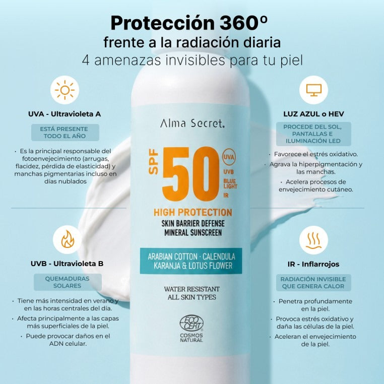 Alma Secret SPF 50 sunscreen 200 ml