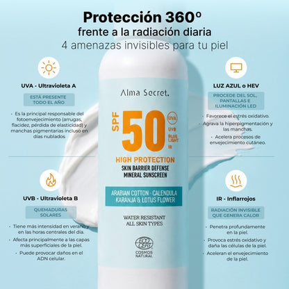 Alma Secret SPF 50 sunscreen 200 ml