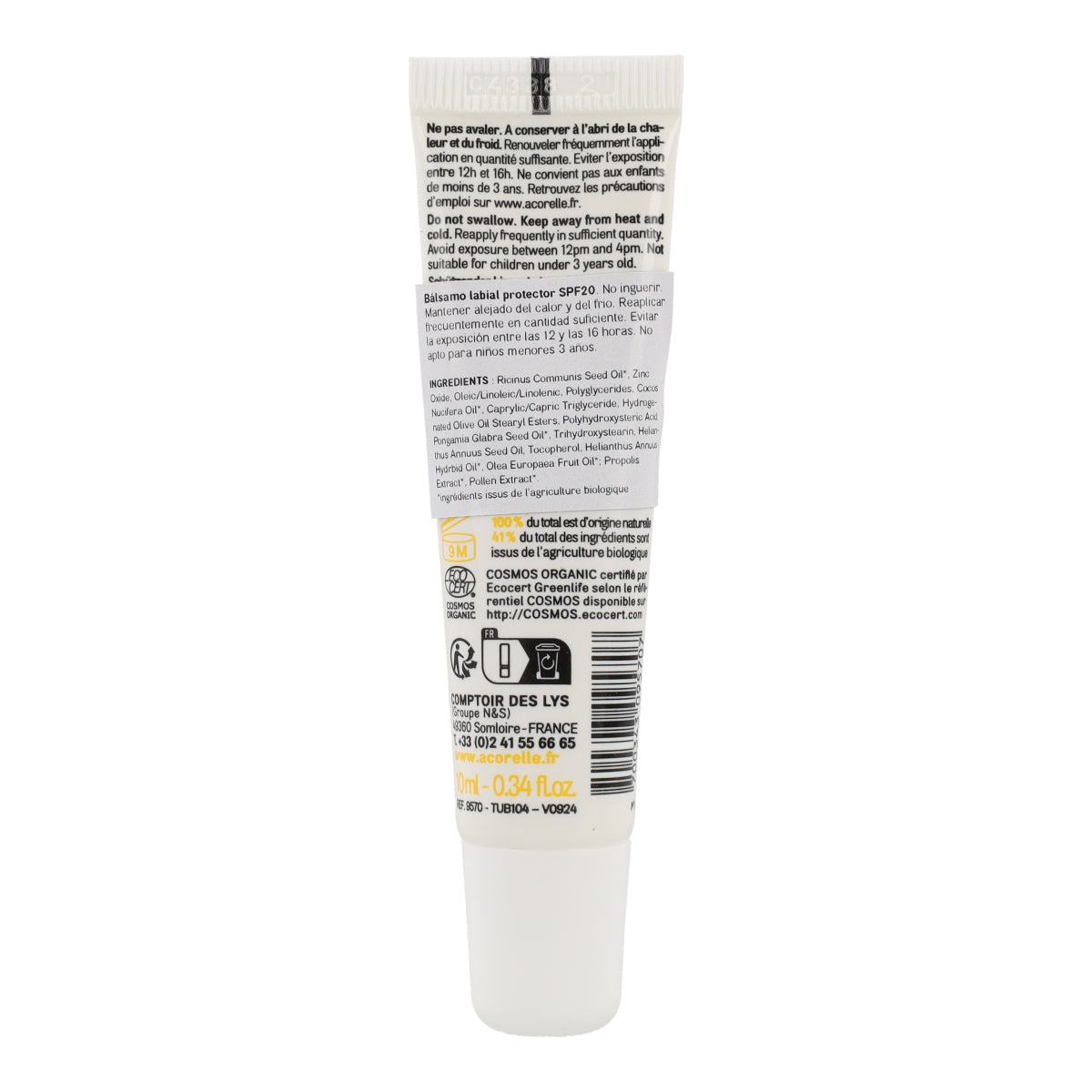 SPF 20 Sun Lip Balm, Acorelle