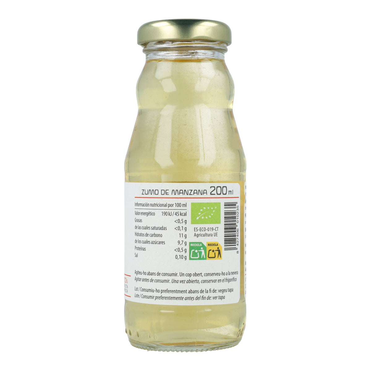 Cal Valls Organic Apple Juice 200 ml
