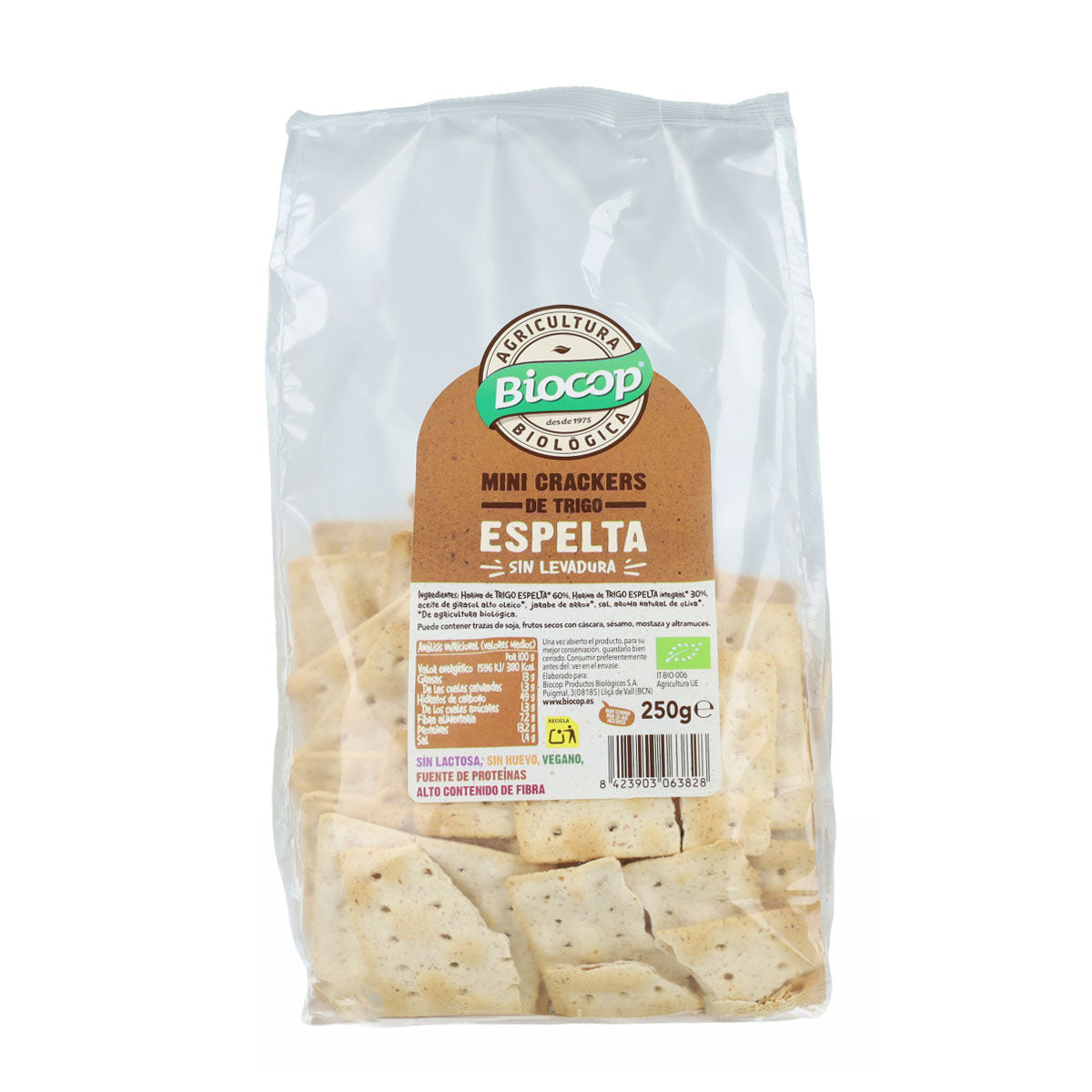 Biocop Mini Spelt Wheat Crackers 250 g