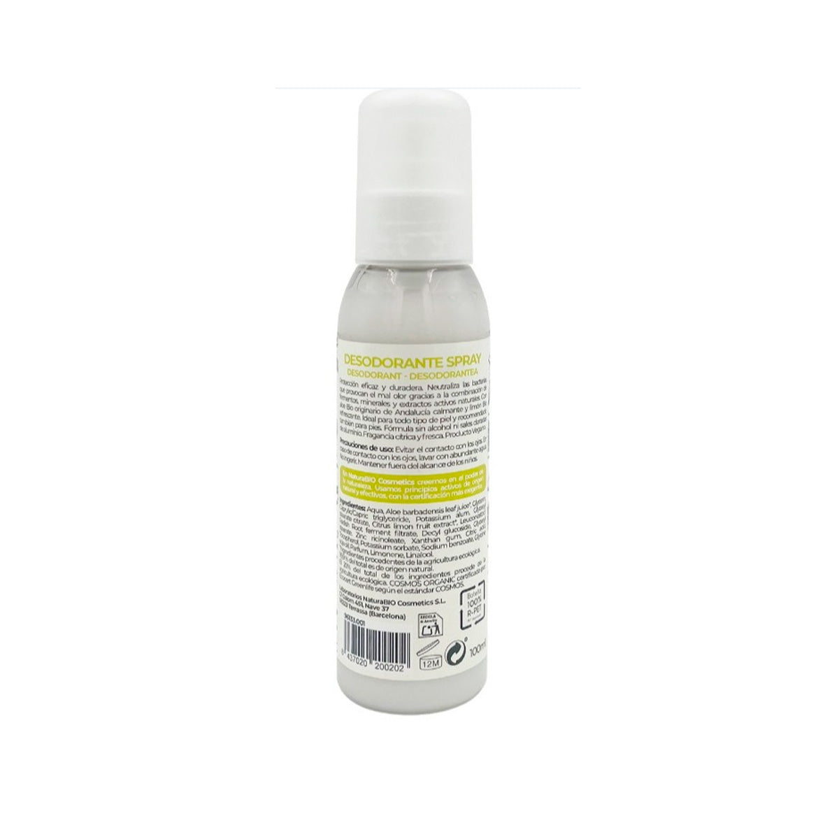 NaturaBIO Natural Freshness Deodorant Spray 100 ml