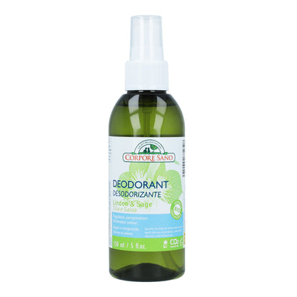 Pack 2x Desodorante tilo y salvia Corpore Sano 150 ml