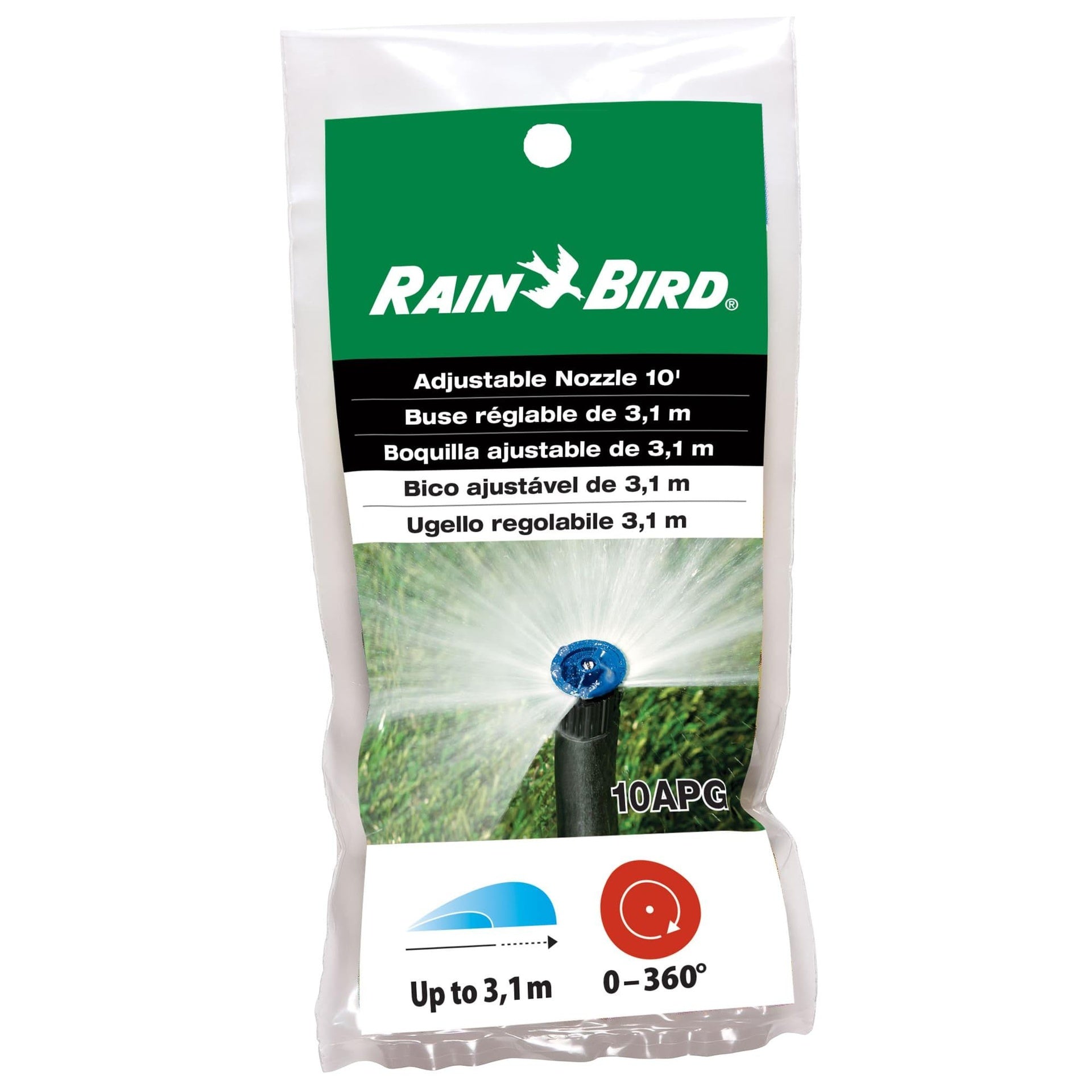 Boquilla regulable de 0 a 360° Rainbird 15VAN