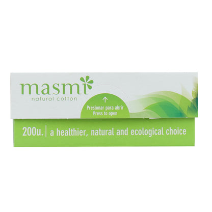 Bastoncillos de algodón ECO y stick de papel Masmi 200 ud