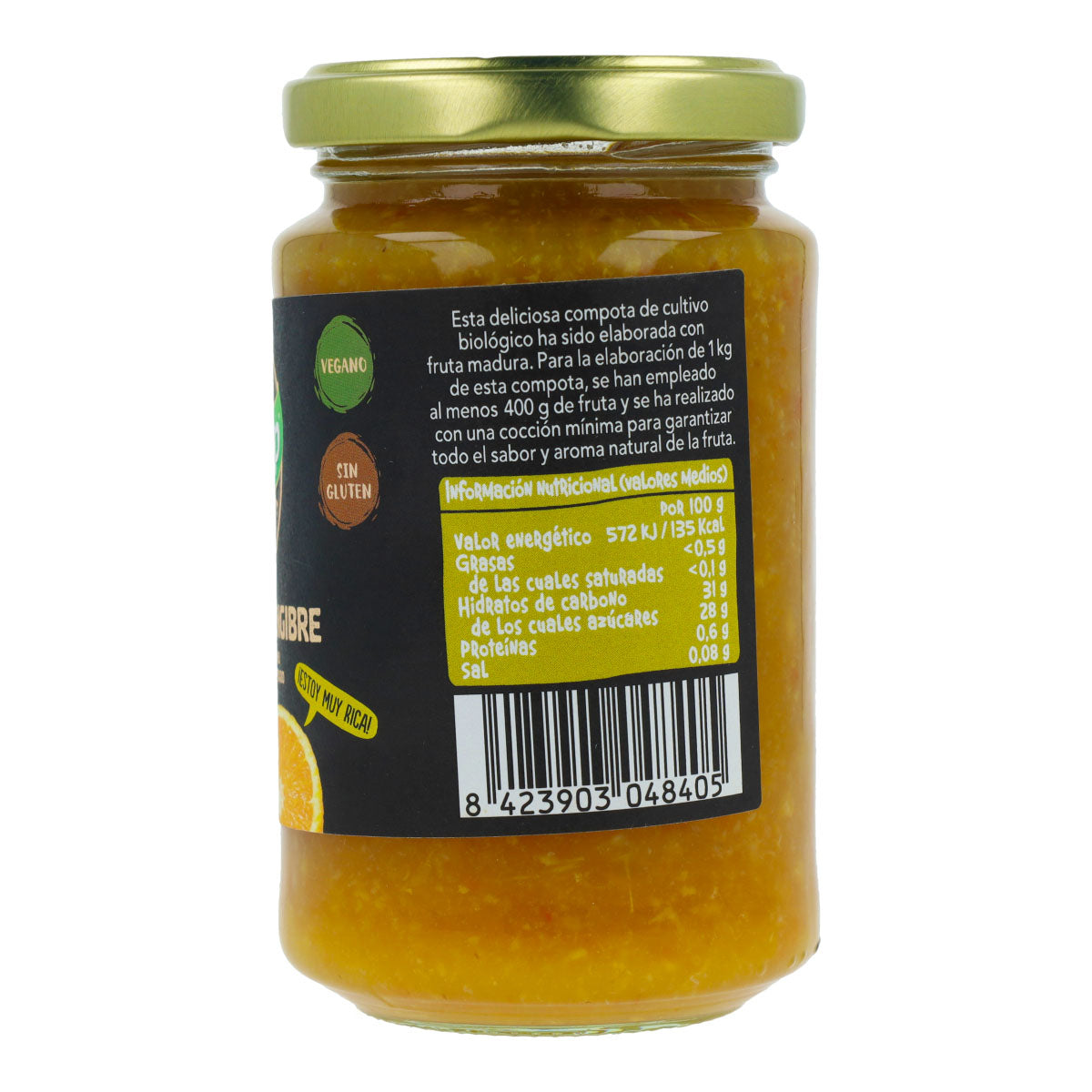 Biocop Organic Orange and Ginger Compote, 265 g