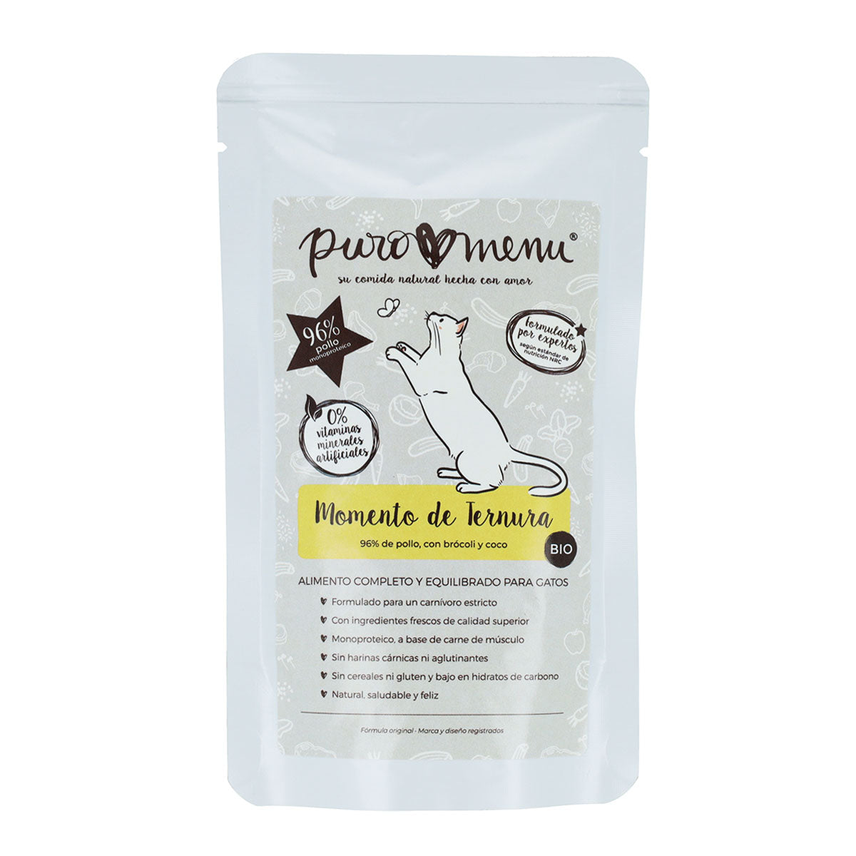 Barf wet food for cats Moment of Tenderness (Chicken) BIO Puromenu 100 g
