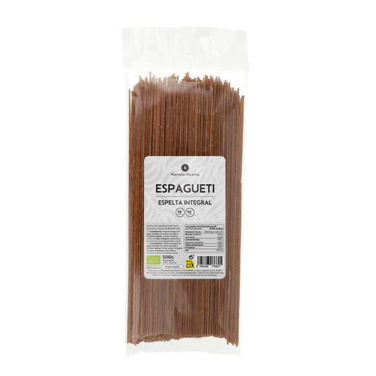Wholemeal spelt spaghetti ECO Planeta Huerto 500gr