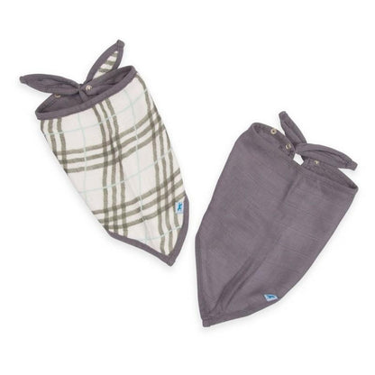 Baberos de Bambú Pendleton Plaid 2uds Little Unicorn