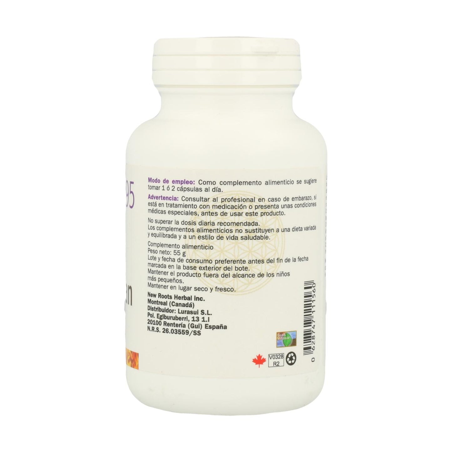 Curcuma 95 Con Piperina  90 Caps Sura Vitasan