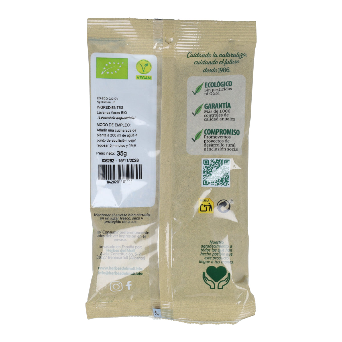 Lavender flowers Herbes del Molí, 35 g