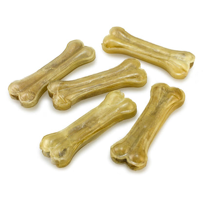 Snack natural para perros Hueso prensado piel  Arquivet 11 cm 25 uds
