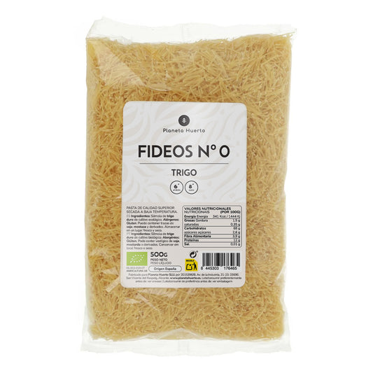 Noodles nº0 of wheat ECO Planeta Huerto 500gr