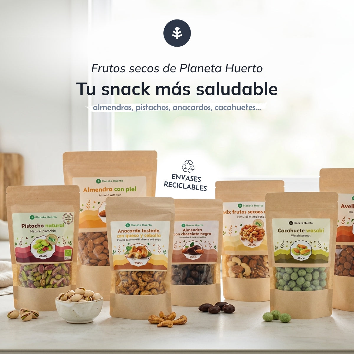 Edamame tostado y salado Planeta Huerto 250 g