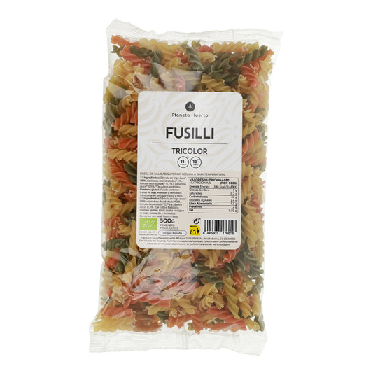 Fusilli tricolour ECO Planeta Huerto 500gr