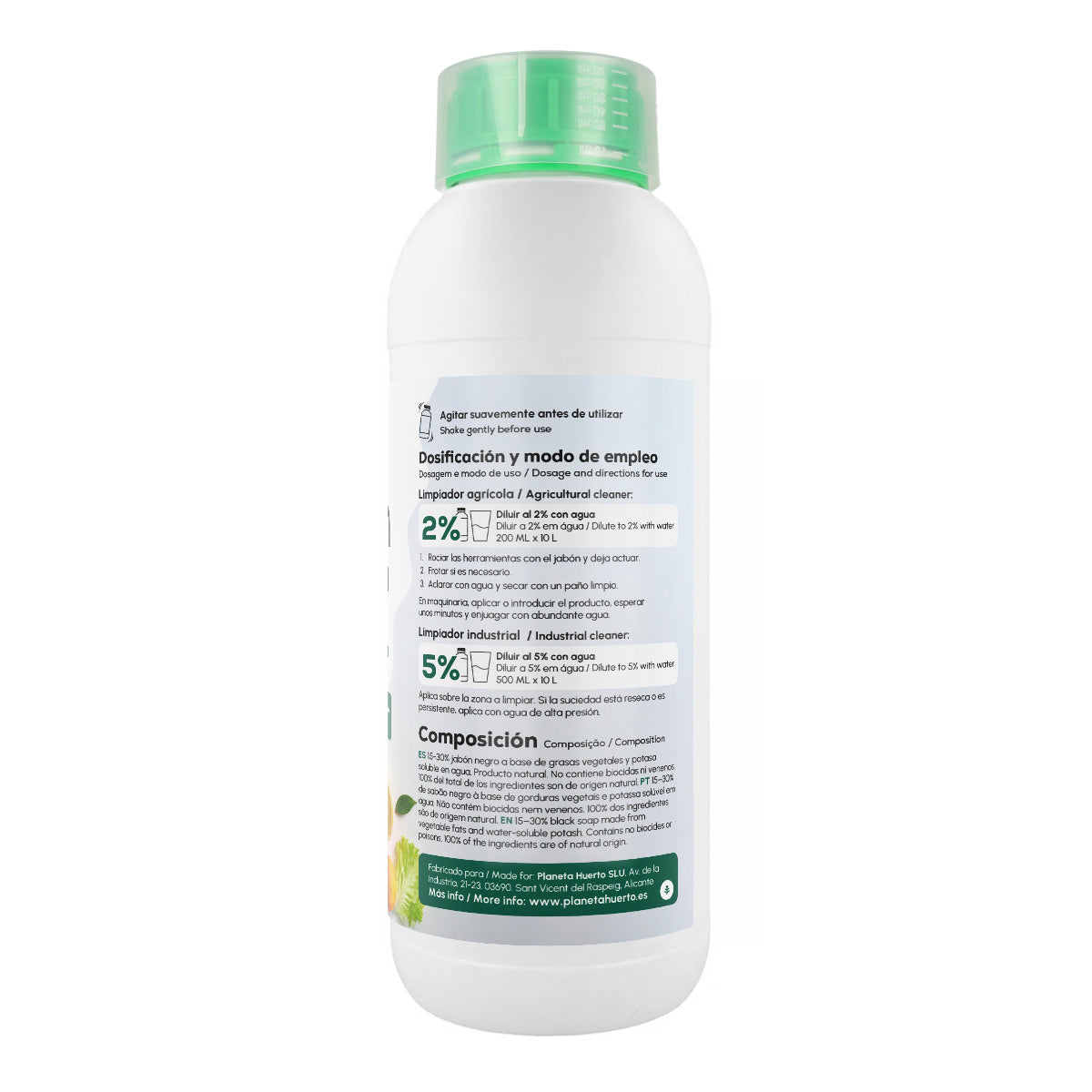 Negro Planeta Huerto Potassium Soap 1 L