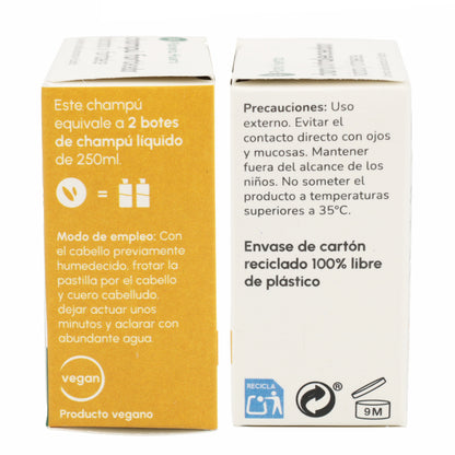 Solid Strengthening Shampoo with Amino Acids Planeta Huerto 85 g