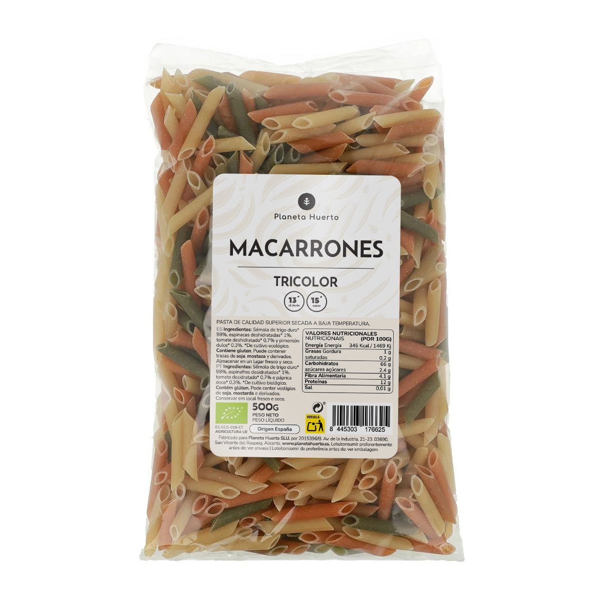 Tricolour Macaroons ECO Planeta Huerto 500g