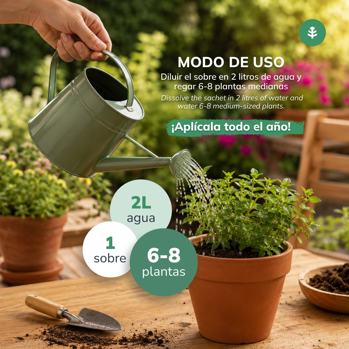 Planeta Huerto Mycorrhizae Pack 5 units for 10L