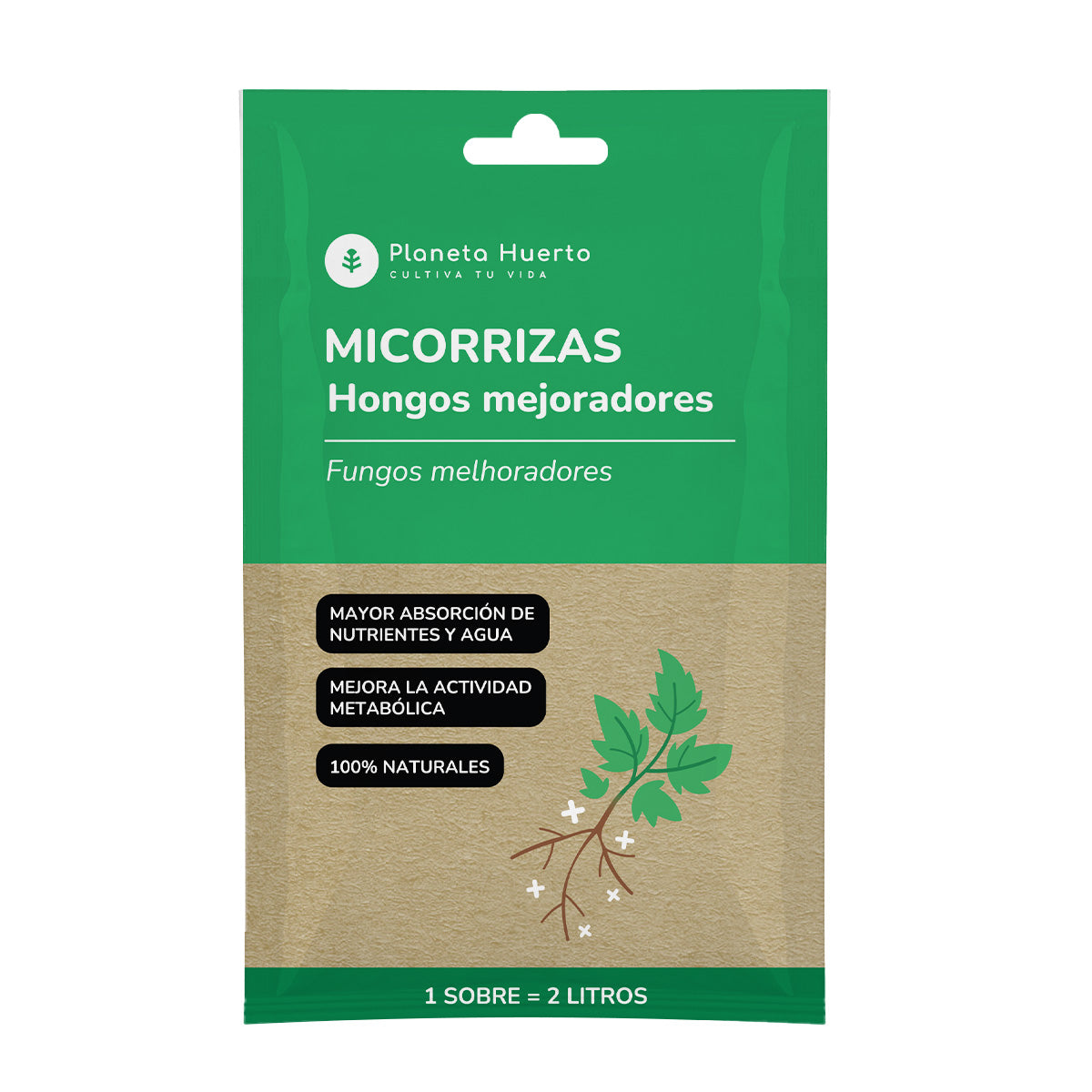Planeta Huerto Mycorrhizae Pack 5 units for 10L