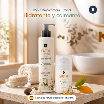 Planeta Huerto facial + body moisturising cosmetics pack