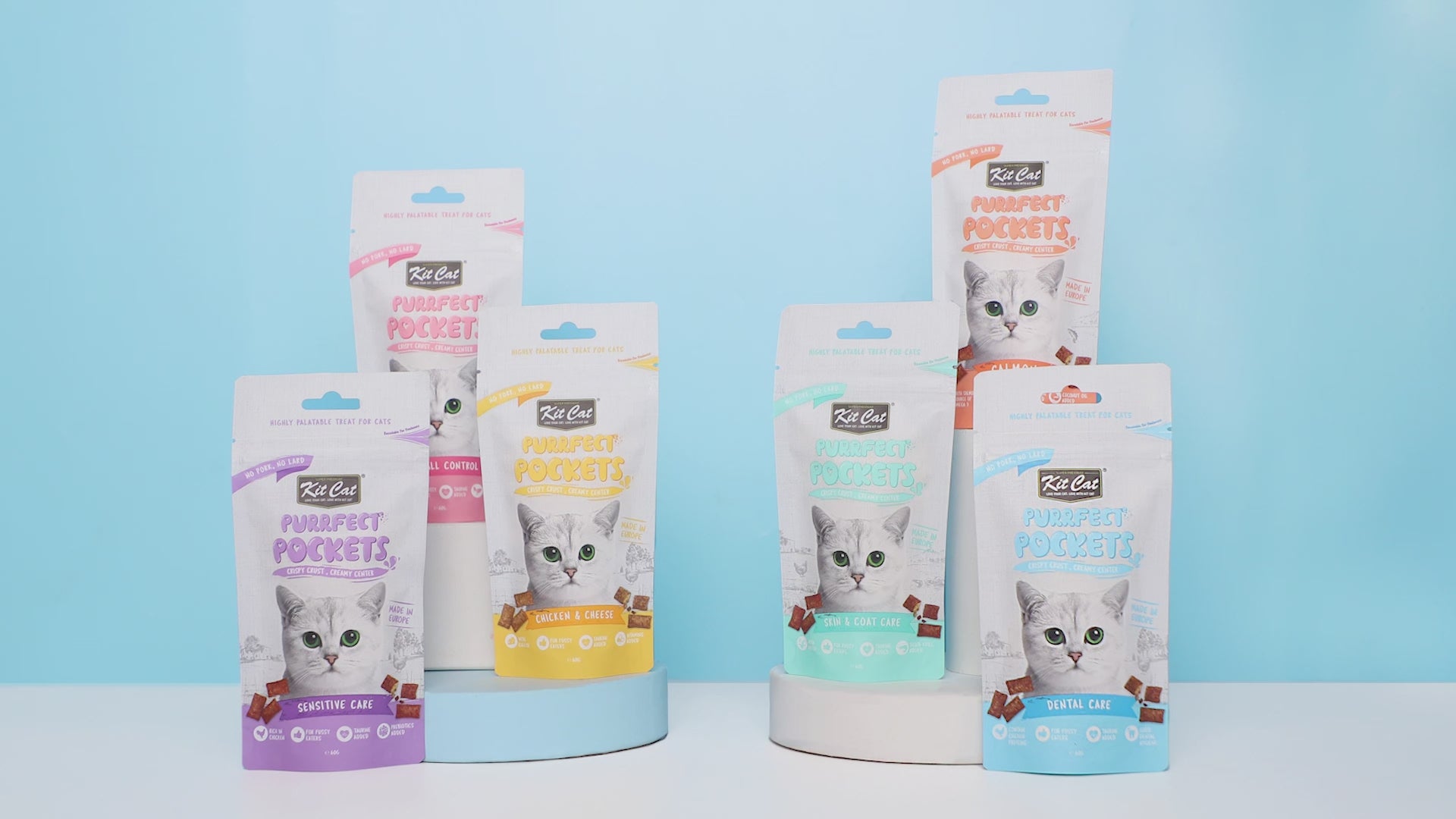 Cat Purrfect Pockets Kit - Salmon 60 g Cat Snack