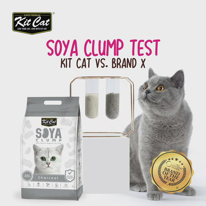 Eco SoyaClump Cat Litter Kit - Charcoal 7 L Cat litter