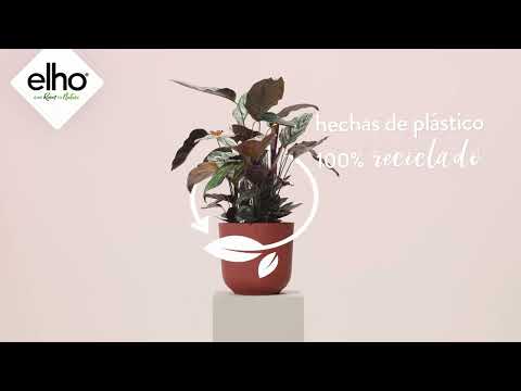 Elho Jazz Round Silky White Plant Pot 26 cm