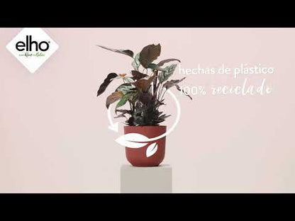 Elho Jazz Round Macetero Rojo Toscana 19cm