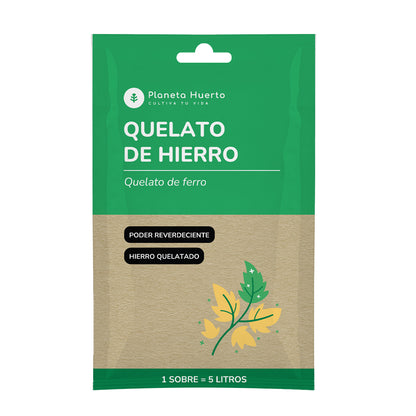 Planeta Huerto soluble iron chelate pack, 5 units for 25 L