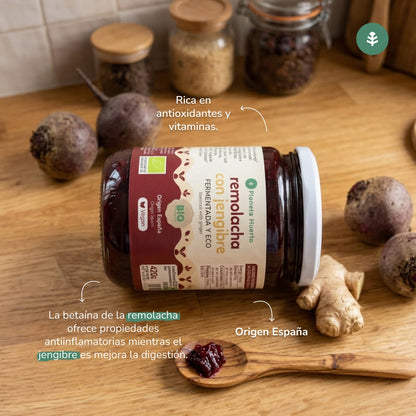 Fermented beetroot with ginger Eco Planeta Huerto 420 g