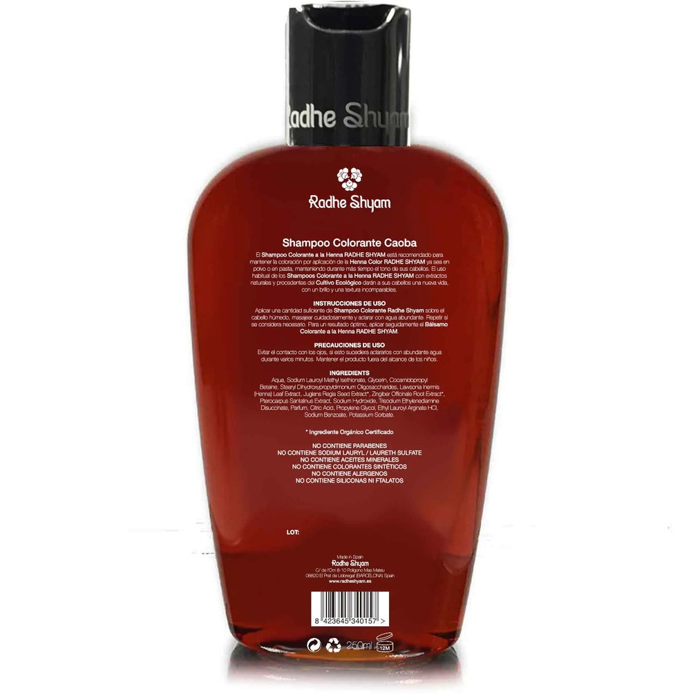 Radhe Mahogany Henna Colouring Shampoo