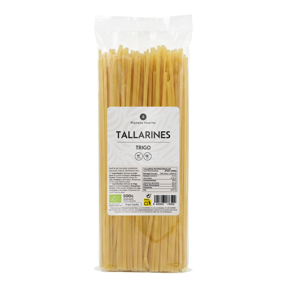 Wheat tagliatelle ECO Planeta Huerto 500 g