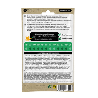 Planeta Huerto Universal Fertiliser Sachet for 5 L