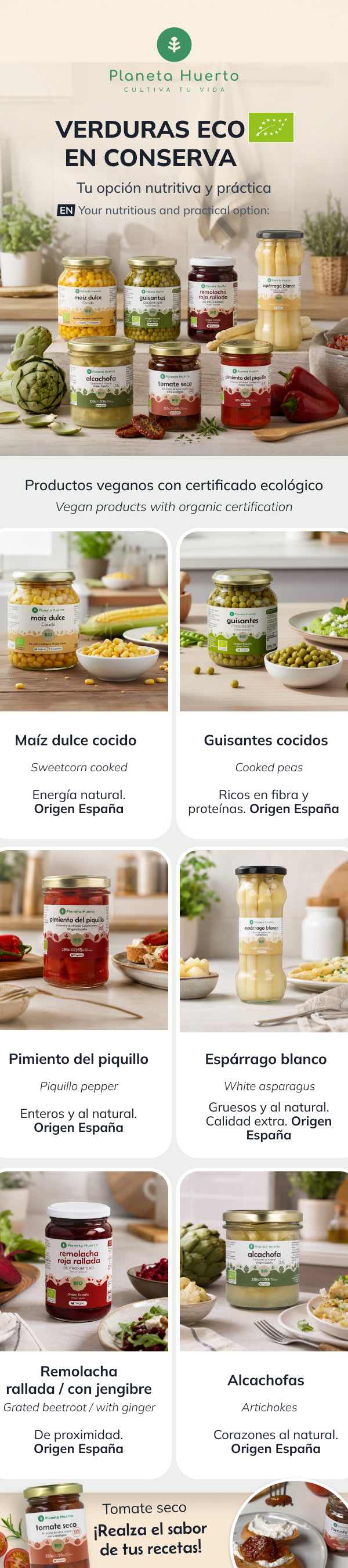 Fermented beetroot with ginger Eco Planeta Huerto 420 g